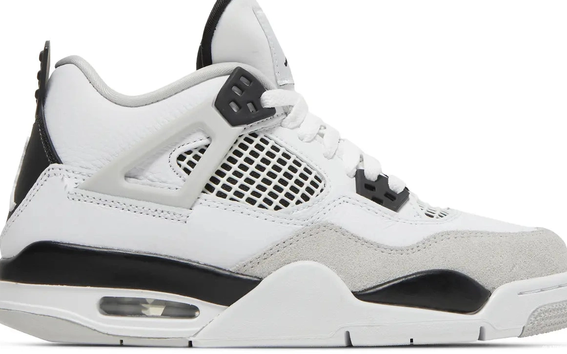 Black Air Jordan GS 4 Military Retro 0715